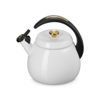 Le Creuset Cloche Kettle with Gold Knob 2.1L WhiteWhite image number 3